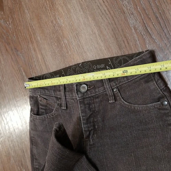 (3/4) Wrangler Q-Baby No-Gap Waistband Bootcut 34L Denim Jeans Western Rodeo - Picture 8 of 11